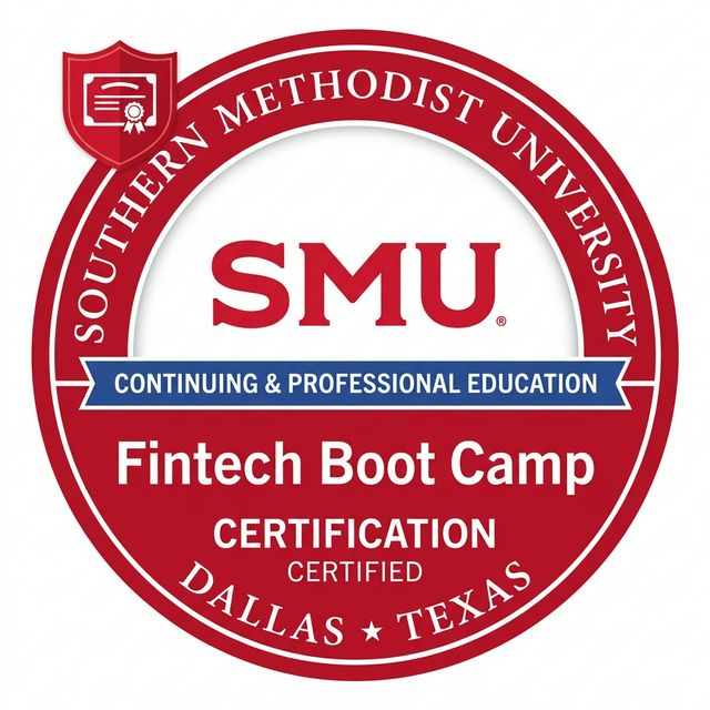 SMU FinTech Boot Camp Certification Badge